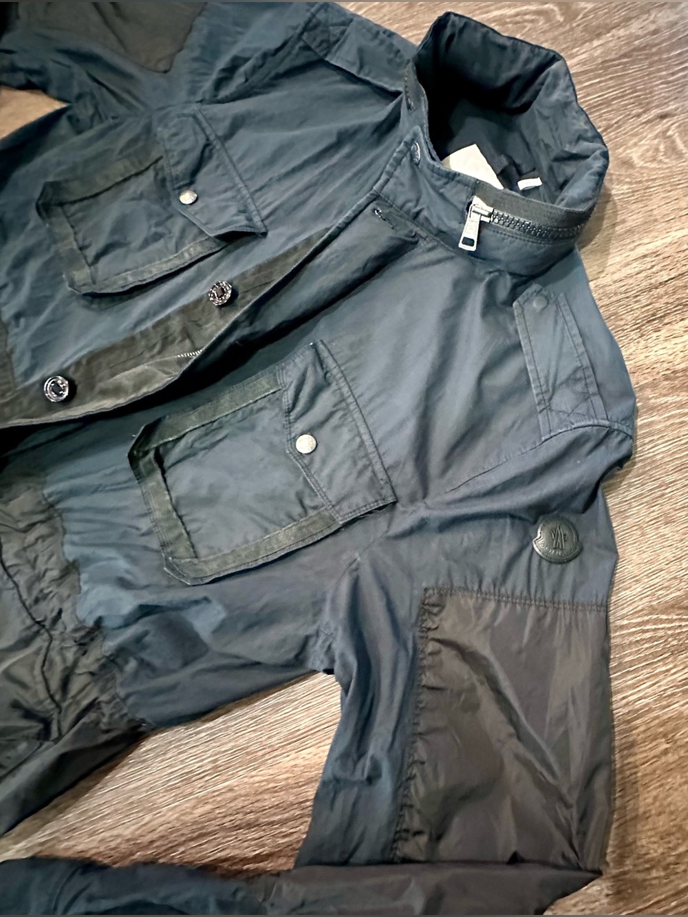 🇺🇸 MONCLER Agard Giubbotto Field Jacket Sz 6 Fits like a Large - Rare Authentic